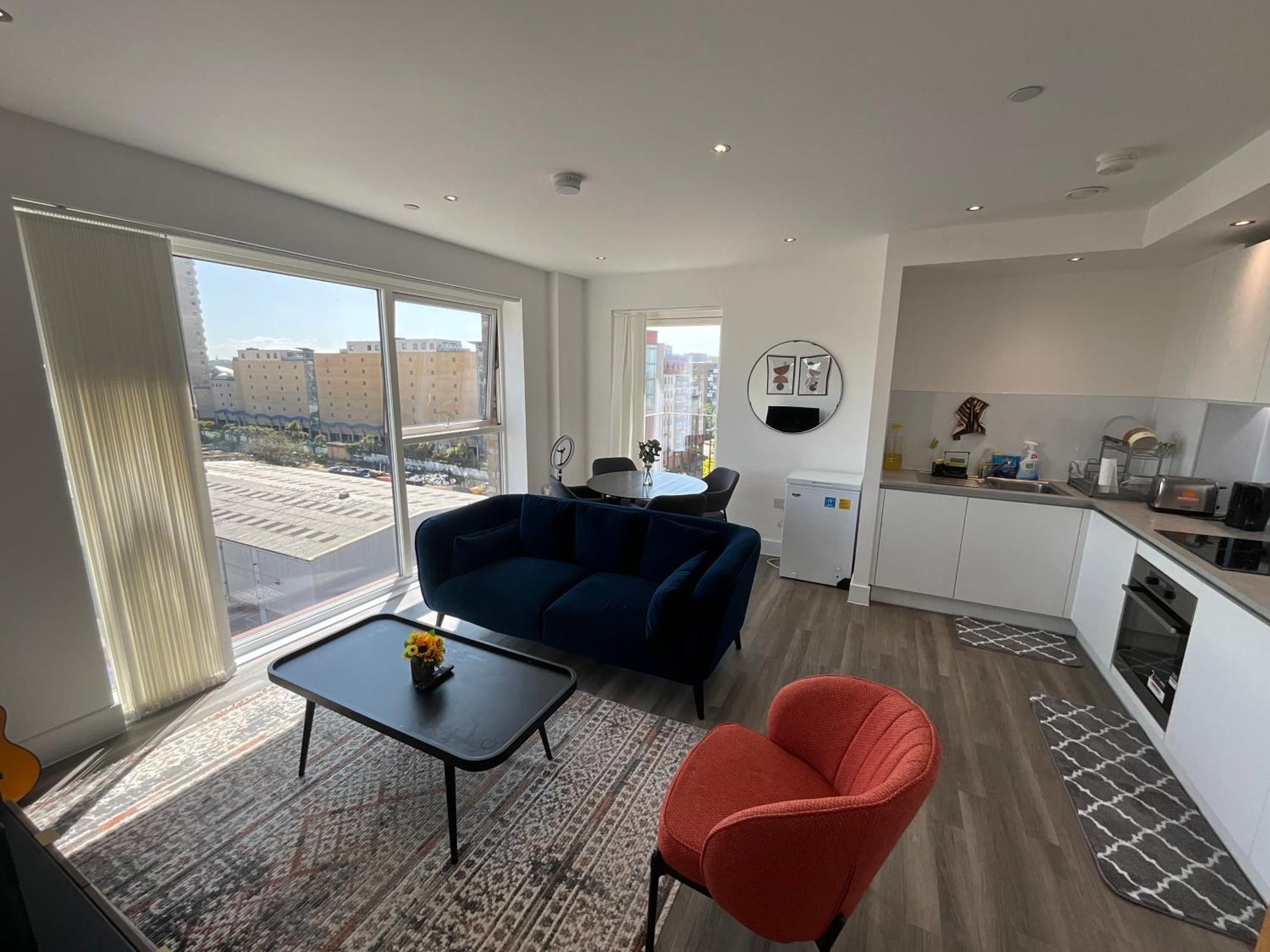 Deluxe Double Bed In Shared Apt Near Canary Wharf, City Airport & O2 Arena With Thames View London Eksteriør bilde